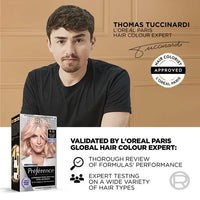 L'Oréal Préférence 9.12 Very Light Ash Beige Blonde | Fade-Defying Luminous Shine Permanent Hair Colour