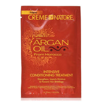 Creme of Nature Argan Oil Intensive Conditioning Treatment Sachet 1.5 oz / 51 ml - For Deep Conditioning & Breakage Prevention