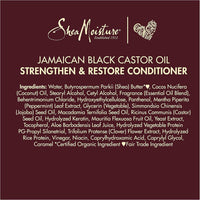 Shea Moisture Jamaican Black Castor Oil Strengthen & Restore Conditioner 13 oz / 384 ml - For Damaged, Brittle & Chemically Treated Hair