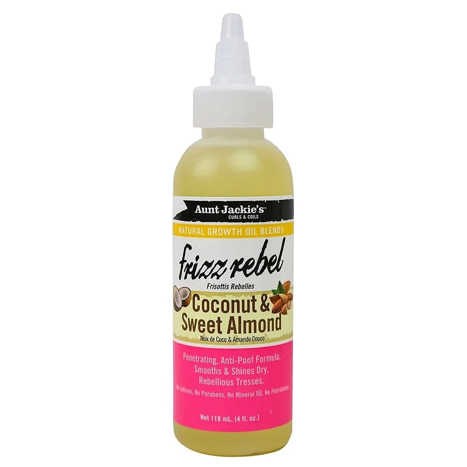 Aunt Jackie's Frizz Rebel Coconut & Sweet Almond Oil Blend 4oz