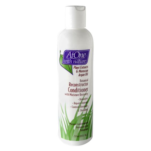 AtOne With Nature Botanical Hydrating Reconstructor 8 oz / 237 ml - Intensive Repair for Dry & Damaged Hair