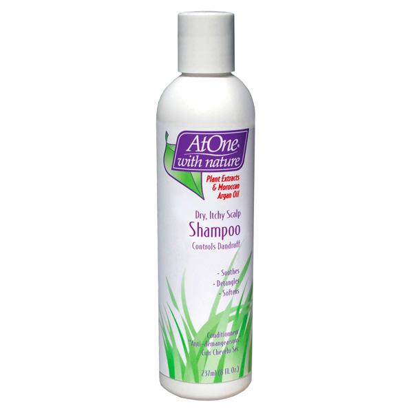 AtOne With Nature Dry Itchy Scalp Shampoo 8 oz / 237 ml - Soothe Dry, Itchy Scalps & Dandruff Relief