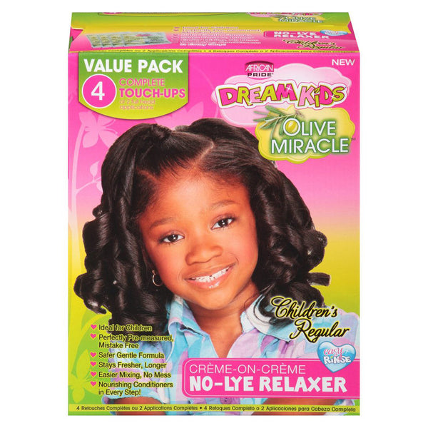African Pride Dream Kids No-Lye Relaxer 4 Touch-Up (Regular)
