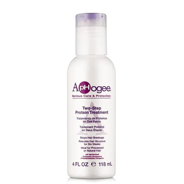 ApHogee Two Step Protein Treatment 4 oz / 118 ml - Intensive Hair Repair for Damaged Hair