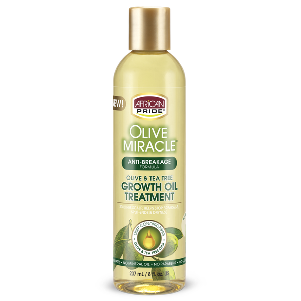 African Pride Olive Miracle Growth Oil Treatment 8oz