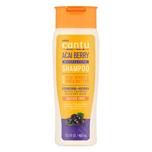Cantu Acai Berry Shampoo 13.5 oz / 400 ml - For Curly, Coily & Wavy Hair
