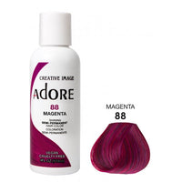 Adore Semi Permanent Hair Dye Colour - Vibrant, Ammonia-Free Colour & Shine for All Hair Types 118ml