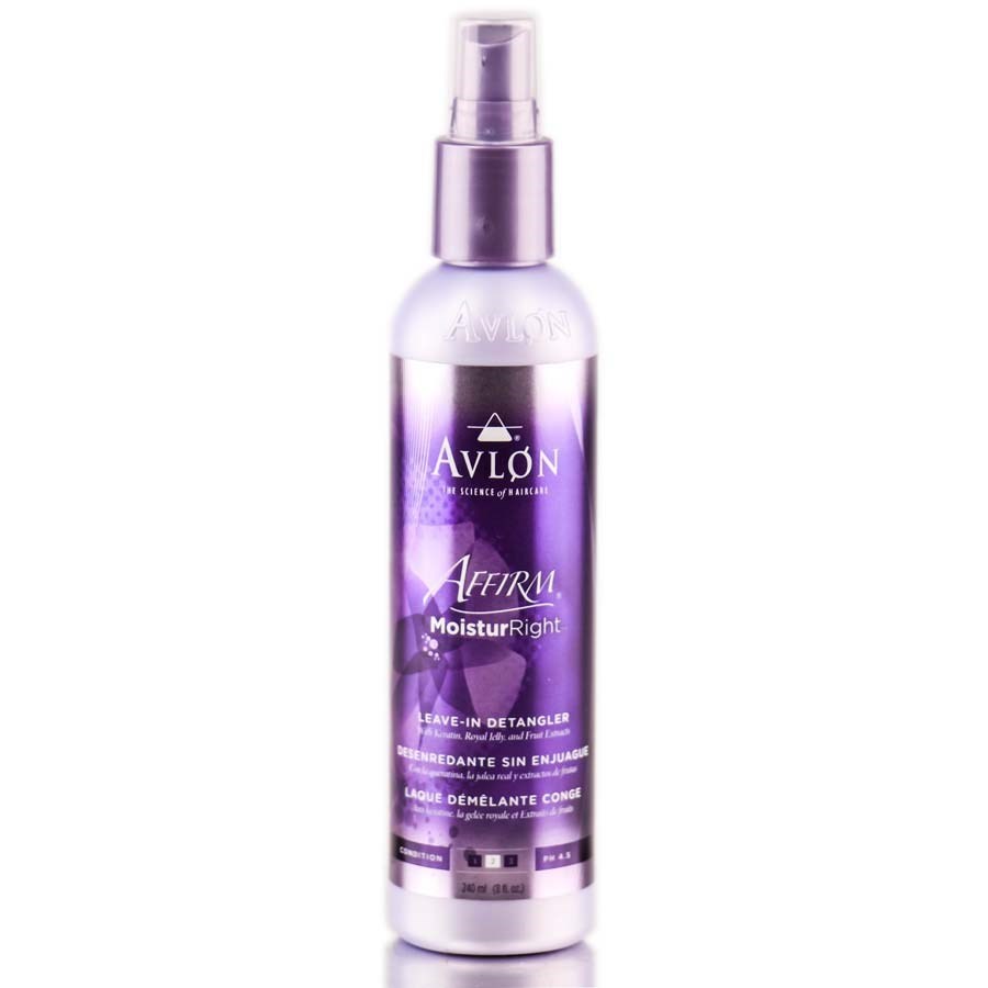 Affirm MoisturRight Leave-In Detangler 8 oz / 237 ml - For Tangle-Free, Moisturised Hair