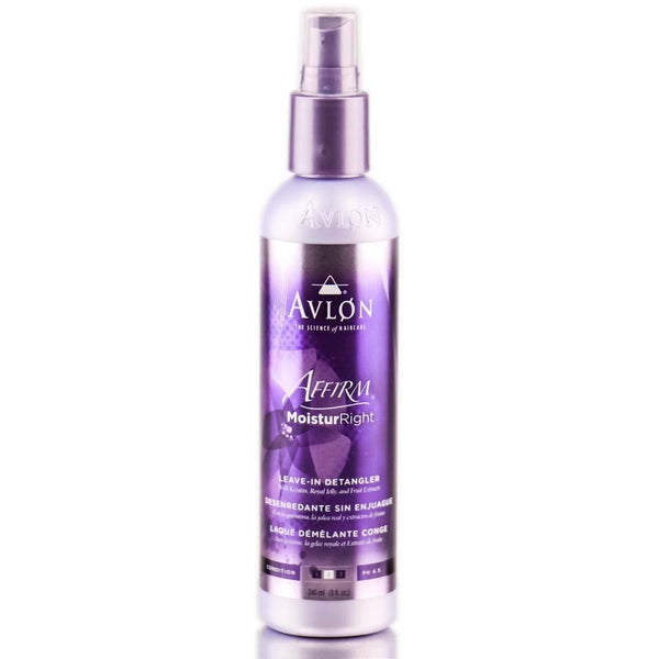 Affirm MoisturRight Leave-In Detangler 8 oz / 237 ml - For Tangle-Free, Moisturised Hair