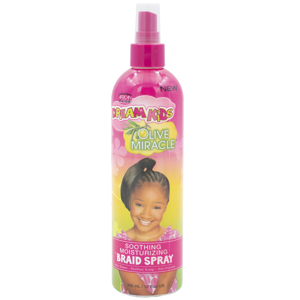 African Pride Dream Kids Soothing Moisturizing Braid Spray 12oz