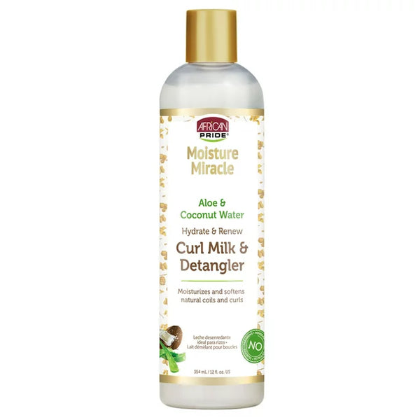 African Pride Moisture Miracle Curl Milk & Detangler 12oz