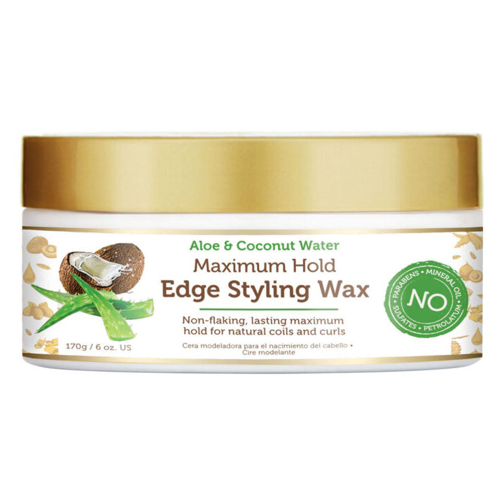 African Pride Moisture Miracle Edge Styling Wax 6oz