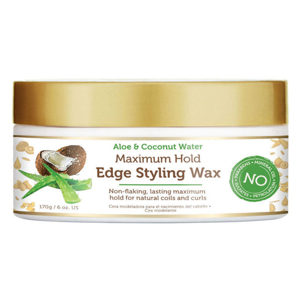 African Pride Moisture Miracle Edge Styling Wax 6oz