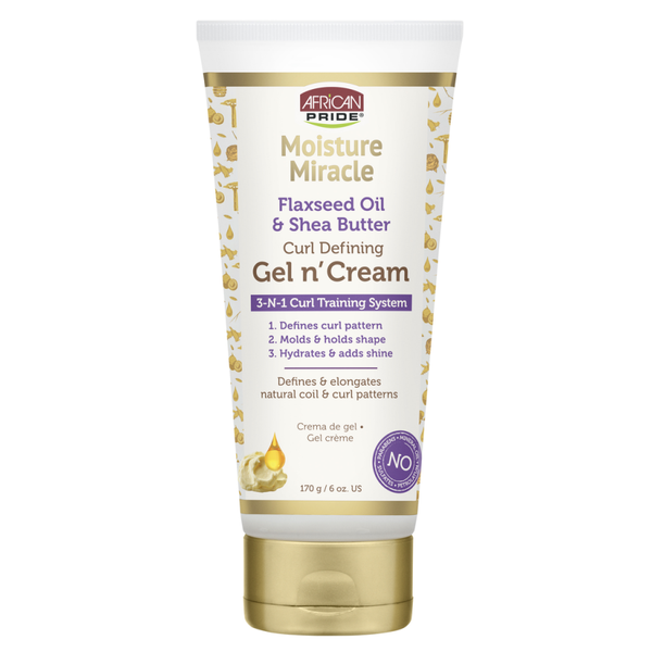African Pride Moisture Miracle Gel N’ Cream 6oz