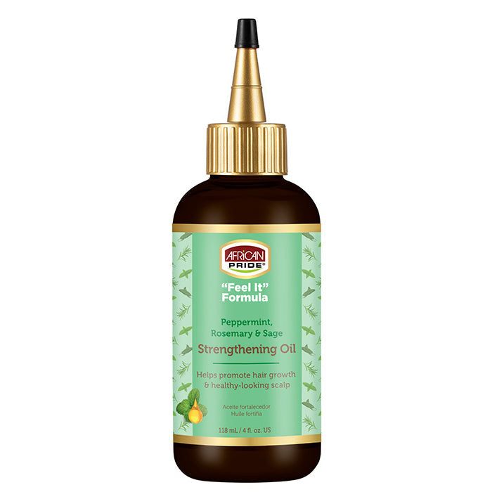 African Pride Peppermint, Rosemary & Sage Strengthening Oil 4oz