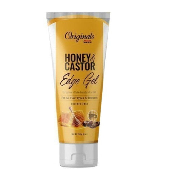 Africa's Best Originals Honey And Castor Edge Gel 4oz