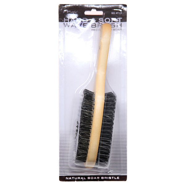 Magic Collection Hard & Soft Wave Brush (No.7713) for Superior Wave Definition & Training for All Hair Types