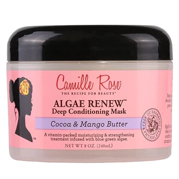 Camille Rose Algae Renew Deep Conditioning Mask Nourishing & Repairing for Dry & Damaged Hair 8 oz