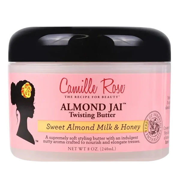 Camille Rose Almond Jai Twisting Butter: Define & Hydrate Natural Curls 8 oz