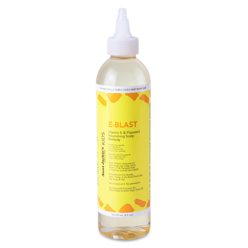 Aunt Jackie's Kids E-BLAST Vitamin E & Flaxseed Nourishing Scalp Remedy for Healthy Scalp & Hair Growth 8oz