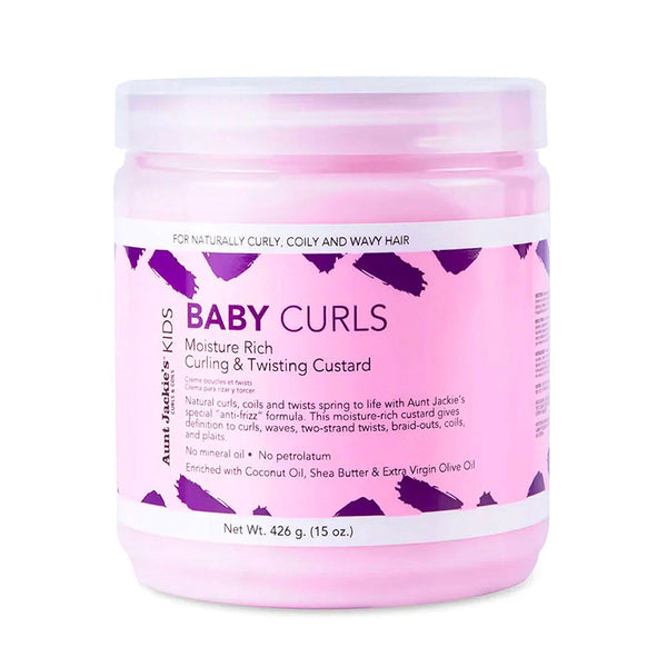 Aunt Jackie's Kids BABY CURLS Curling & Twisting Custard 15oz