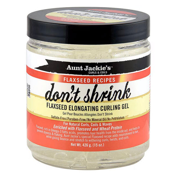 Aunt Jackie's Flaxseed Don’t Shrink Elongating Curling Gel 15 oz
