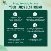 Vatika Naturals Hair Cream Nourish & Protect for All Hair Types 210ml (7.1 oz)