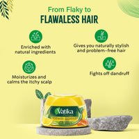Vatika Naturals Hair Cream - Refreshing Scalp & Healthy Hair for All Hair Types (210ml/7.1 oz)