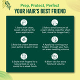 Vatika Naturals Hair Cream - Refreshing Scalp & Healthy Hair for All Hair Types (210ml/7.1 oz)