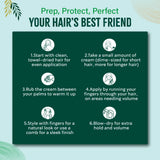 Vatika Naturals Hair Cream Volume & Thickness for Thin Hair 210ml/7.1 oz (Coconut)