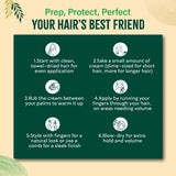 Vatika Naturals Hair Cream Extreme Moisturizing for Dry & Frizzy Hair (210ml/7.1 oz, Almond)