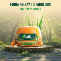 Vatika Naturals Hair Cream Extreme Moisturizing for Dry & Frizzy Hair (210ml/7.1 oz, Almond)