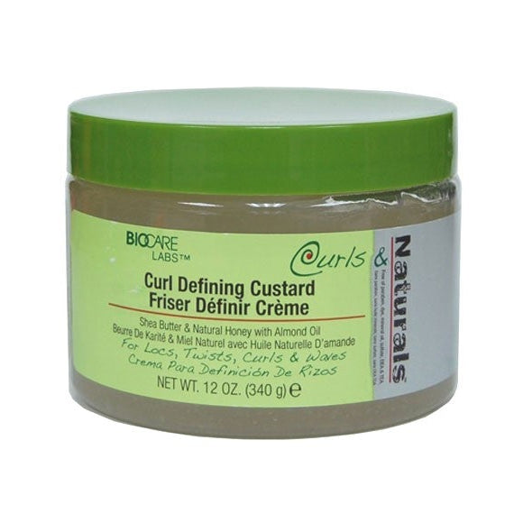Biocare Curls And Naturals Curl Defining Custard: Defines & Hydrates for Curly & Coily Hair 340g/11.99 oz