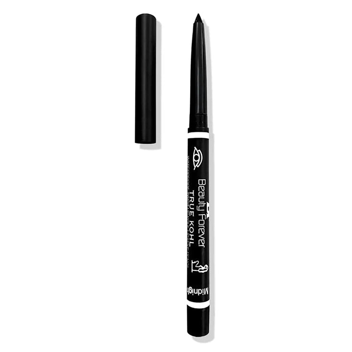 BF Beauty Forever Twist Up True Kohl Eyeliner | Smudge-Proof Intense Definition | Midnight Black