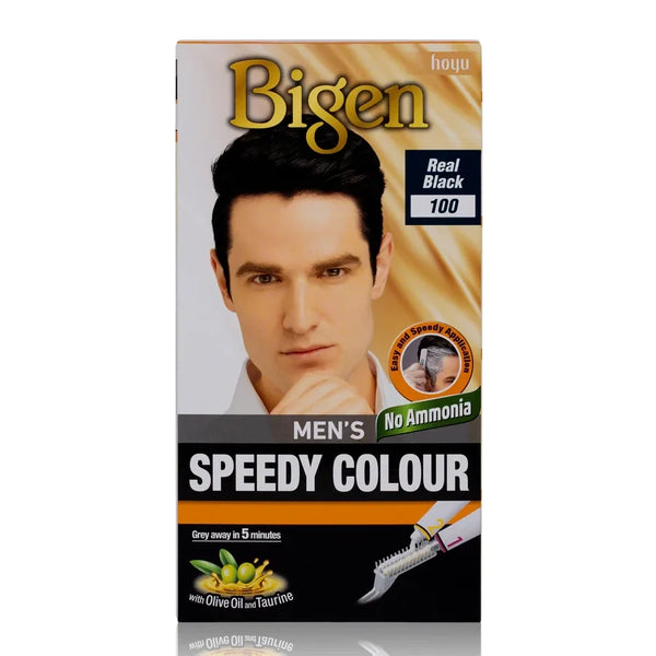 Bigen Men's Speedy Colour: Fast & Natural Grey Coverage for Men