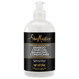 Shea Moisture African Black Soap Bamboo Charcoal Balancing Conditioner 13 oz / 384 ml - For Scalp Care & Detangling Natural Curls