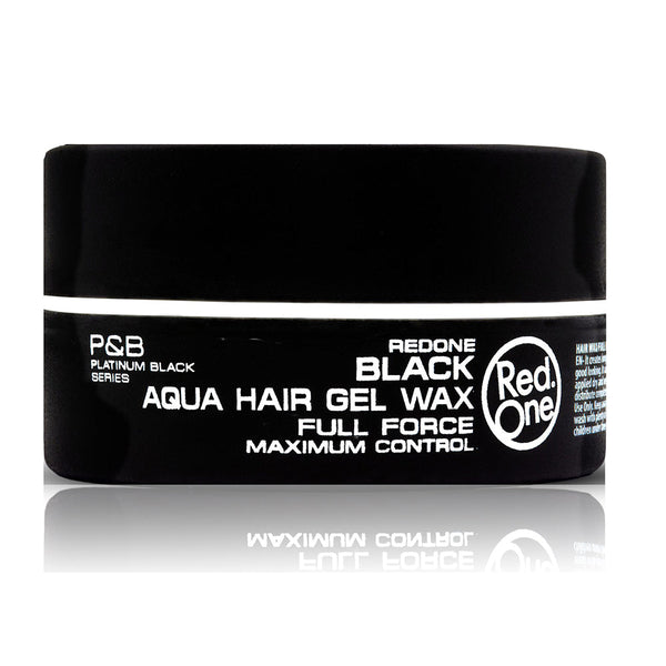Redone Black Aqua Hair Wax Strong Hold & Natural Finish for Men's Hair Styling 150 ml/5.07 oz