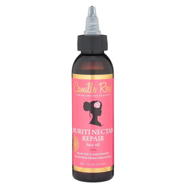 Camille Rose Buriti Nectar Repair Hair Oil Intensive Repair & Shine for Dry, Damaged, & Dull Hair 4 oz