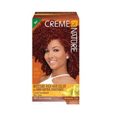 Creme of Nature Moisture Rich Hair Color Kit - For Long-Lasting, Radiant Permanent Colour & 100% Grey Coverage