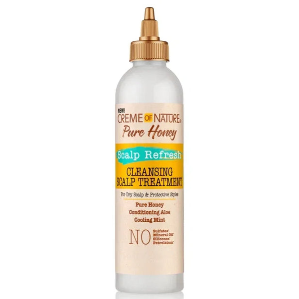 Creme of Nature Scalp Refresh Cleansing Scalp Treatment 8 oz / 237 ml - For No-Rinse Scalp Cleansing & Buildup Removal