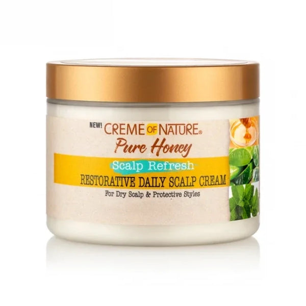 Creme Of Nature Scalp Refresh Restorative Daily Scalp Cream 4.5 oz / 139 ml - For Dry, Damaged Scalp & Hair