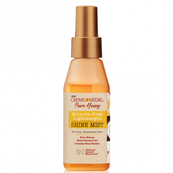 Creme of Nature Pure Honey Lightweight Shine Mist 4 oz / 118 ml - For Radiant, Hydrated Hair
