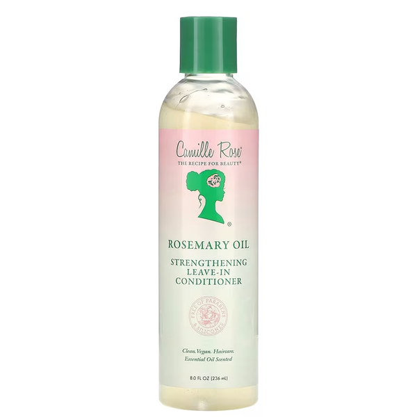 Camille Rose Rosemary Oil Strengthening Leave-in Conditioner: Strengthens & Promotes Healthy Hair Growth for All Hair Types 8 oz