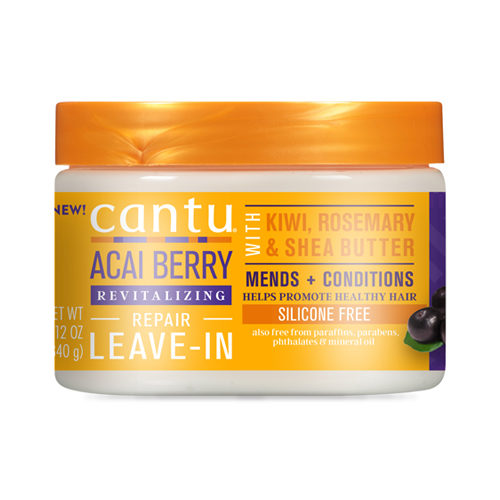 Cantu Acai Berry Leave-In 12 oz / 340 gm - For Breakage-Prone & Textured Hair