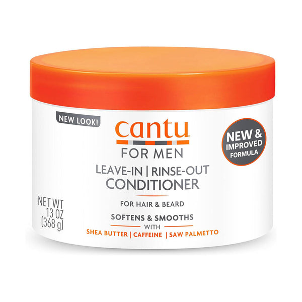 Cantu For Men Leave-In | Rinse-Out Conditioner 13 oz / 384 ml - For Men's Hair & Scalp