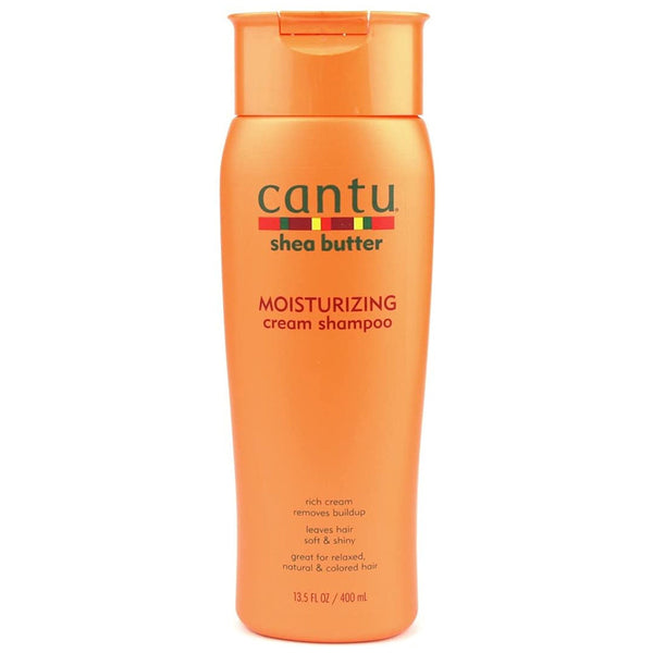Cantu Shea Butter Moisturizing Cream Shampoo Deeply Hydrates & Cleanses for Natural & Textured Hair 400ml/13.53 oz