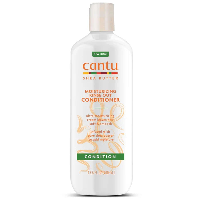 Cantu Moisturizing Rinse Out Conditioner 13.5 oz / 400 ml - For Dry, Damaged & Curly Hair