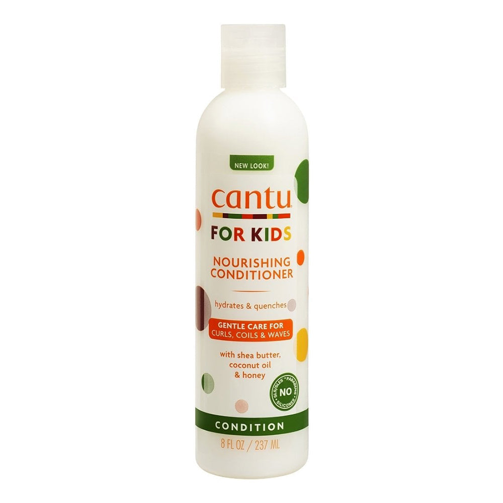 Cantu For Kids Nourishing Conditioner 8 oz / 237 ml - For Fragile Coils, Curls & Waves