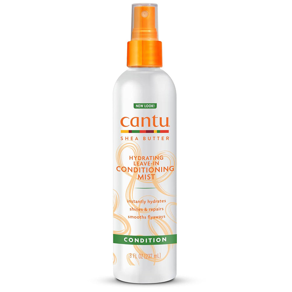 Cantu Hydrating Leave-In Conditioning Mist 8 oz / 237 ml - For Dry, Frizzy & Damaged Hair