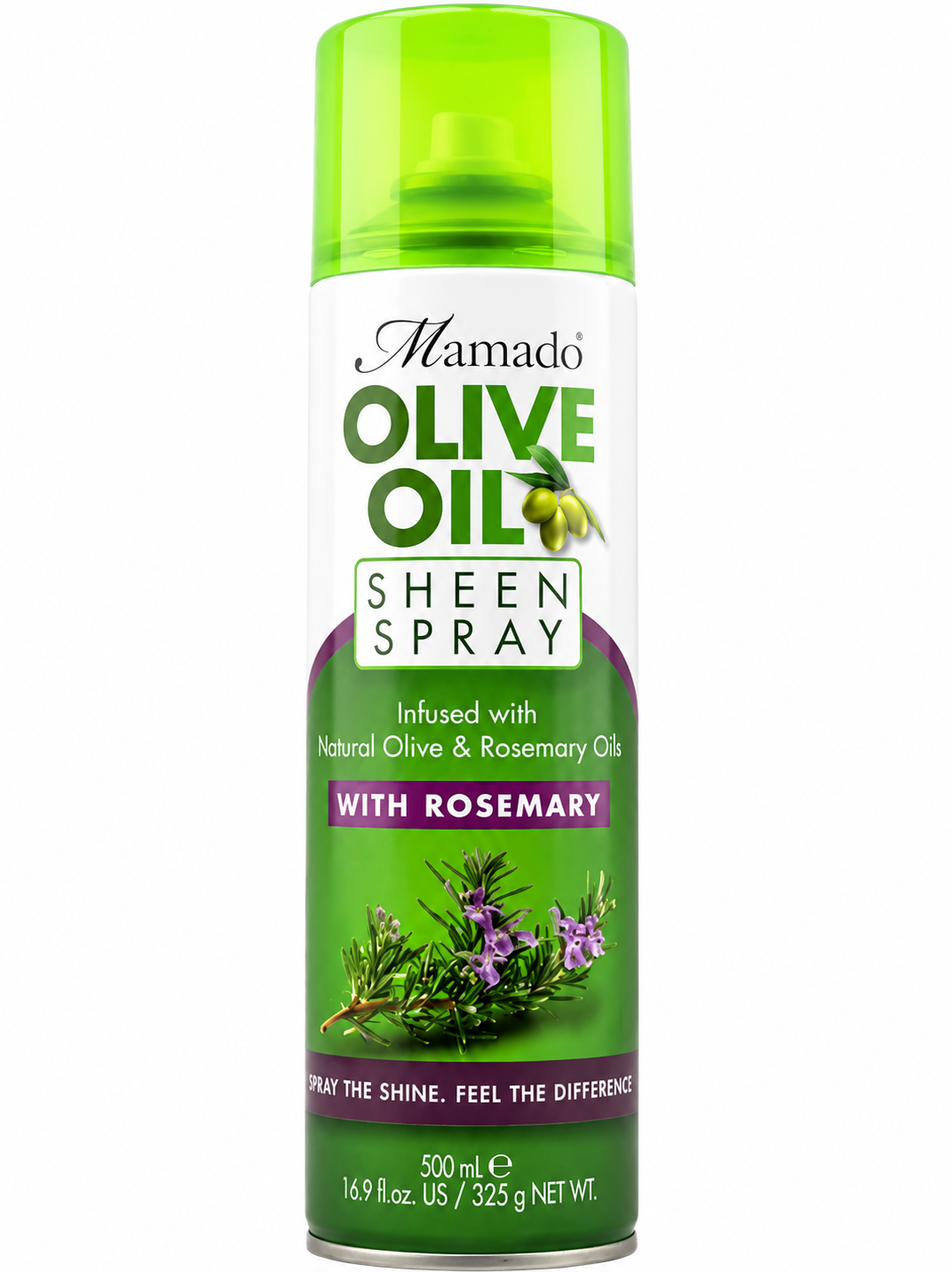 Mamado Olive Oil Sheen Spray with Rosemary 500ml